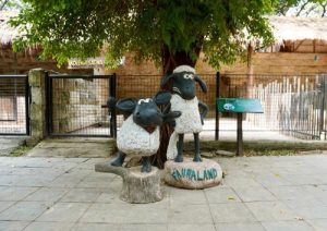 Shaun the Sheep statues