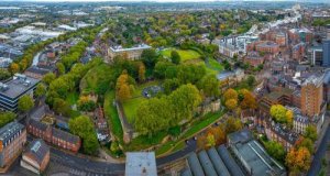 Nottingham aerial view 