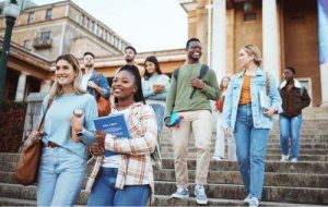 Students in a university 